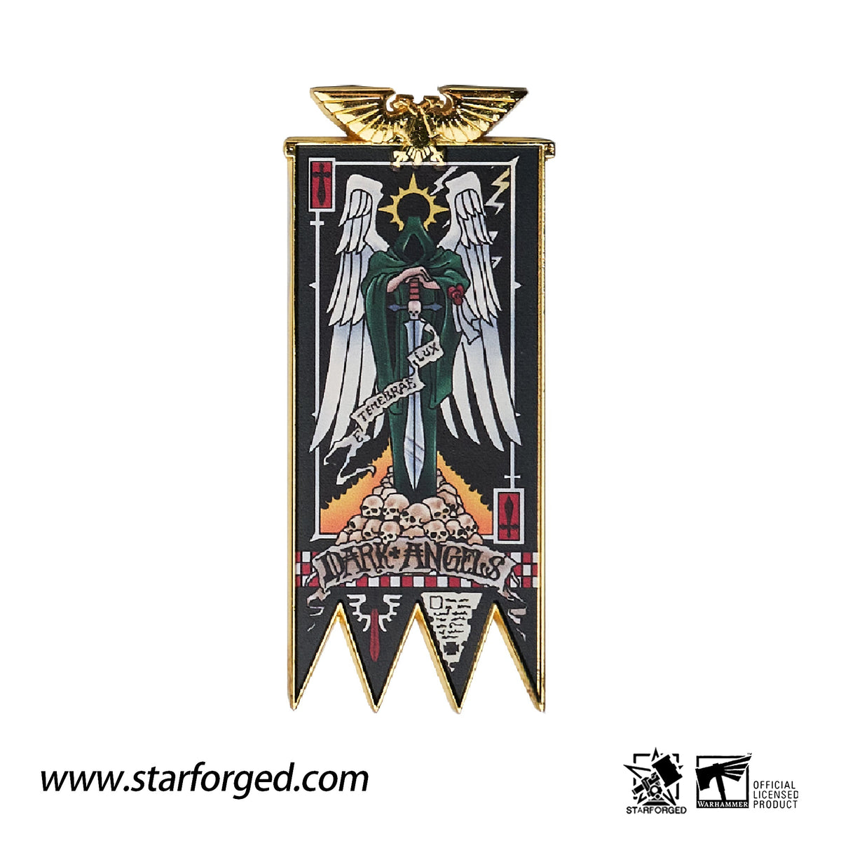 Starforged: Dark Angels Chapter Banner Magnet