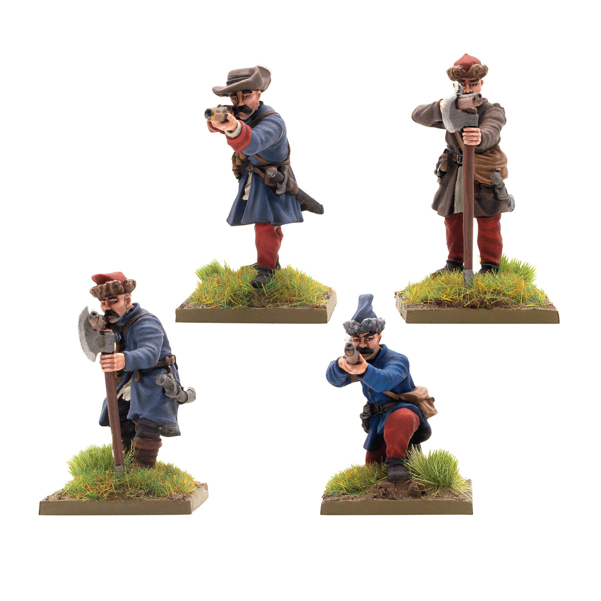 Polish-Lithuanian Commonwealth later infantry with muskets firing