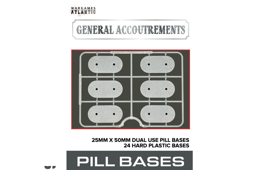 25mm x 50mm Pill Dual Use Bases — official supplier image 1