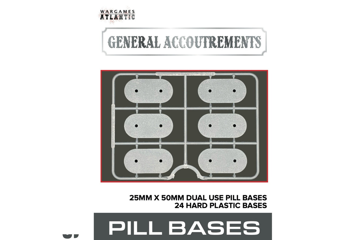 25mm x 50mm Pill Dual Use Bases — official supplier image 1
