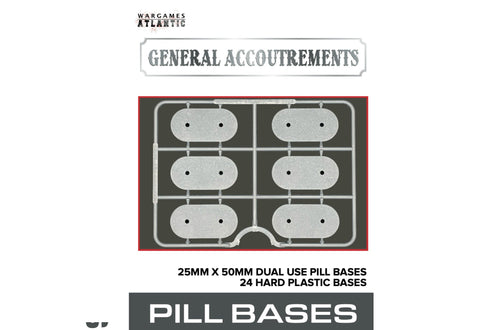25mm x 50mm Pill Dual Use Bases — official supplier image 1