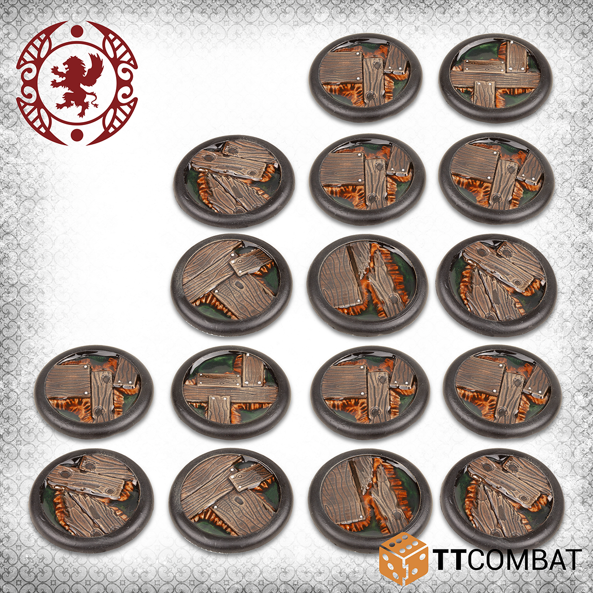 30mm Sunken Wood Bases