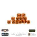 Order Dice Sun Yellow (Black Symbols)