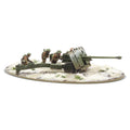 17 pdr anti-tank gun with British infantry (winter) crew