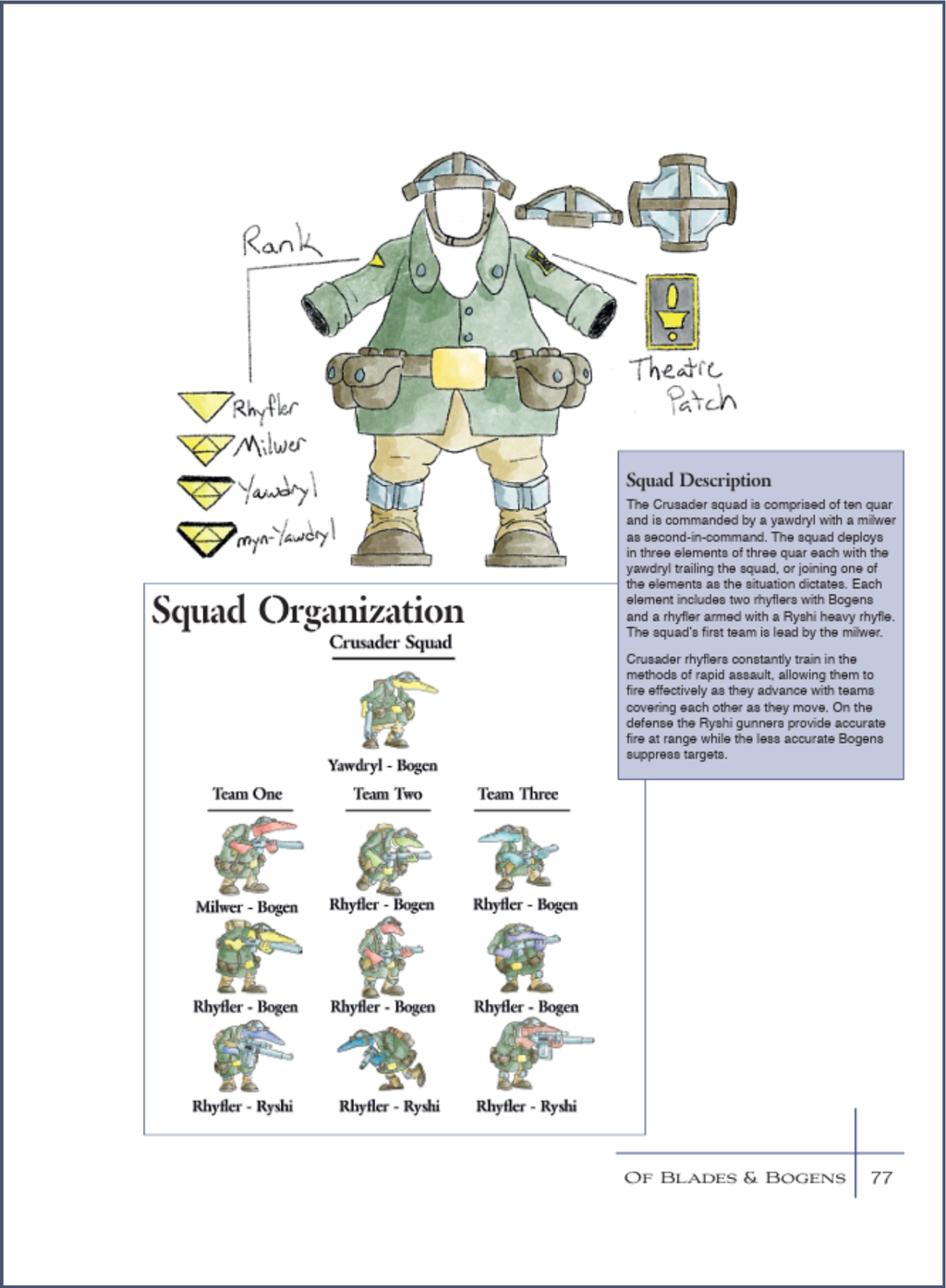 Quar: Clash of Rifles Hardcover Rulebook — official supplier image 4