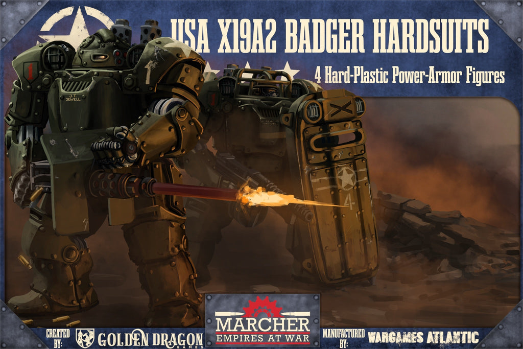 Marcher: X19A2 Badger Hardsuits — official supplier image 1