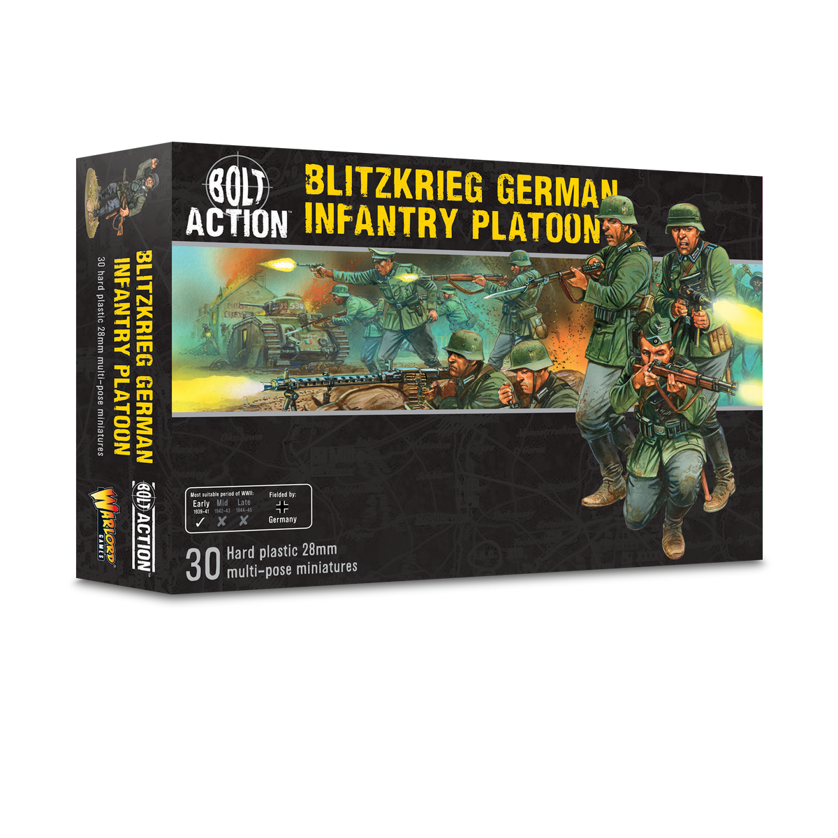 Blitzkrieg German Infantry Platoon plastic boxed set