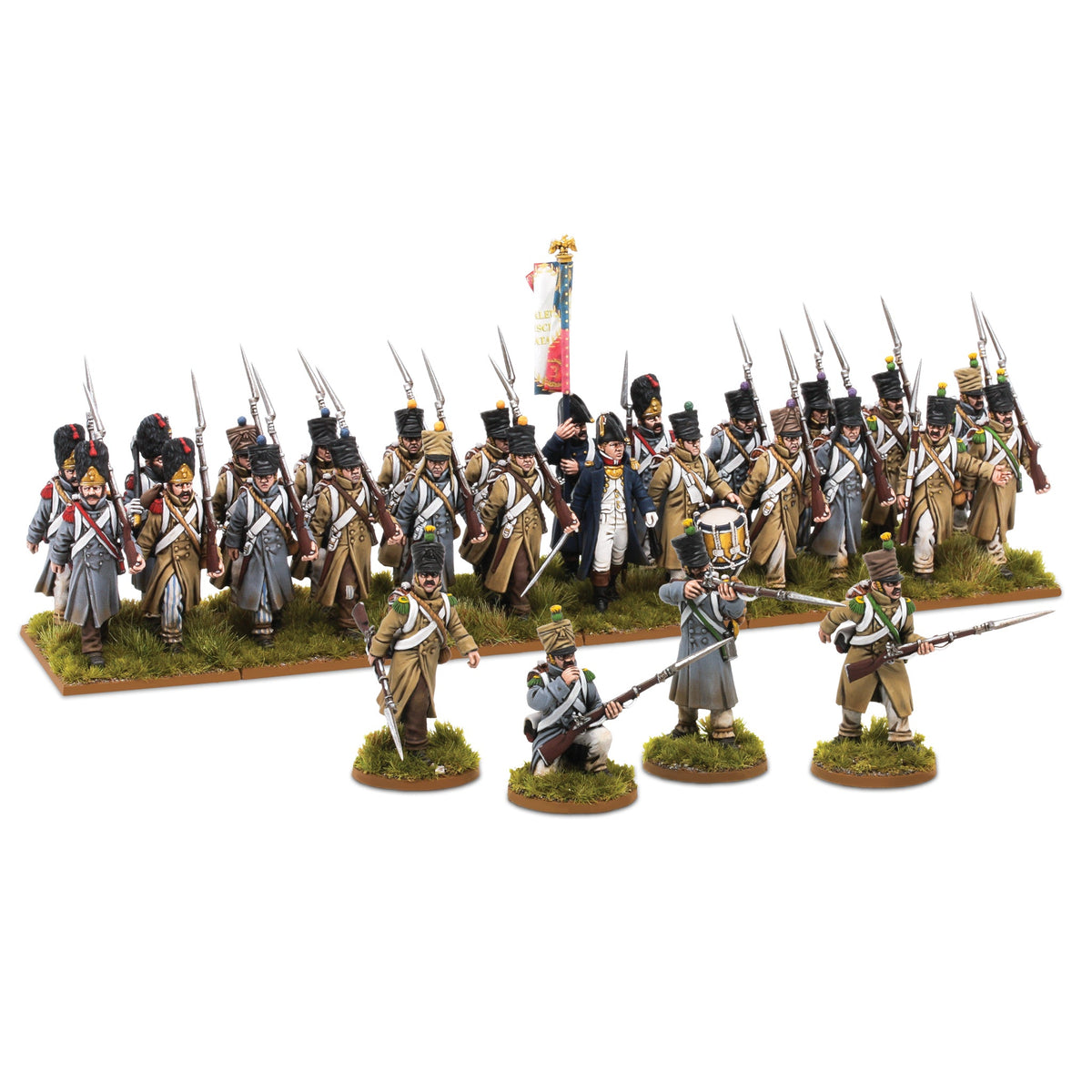 French Infantry in Greatcoats (1804-1814) — official supplier image 2