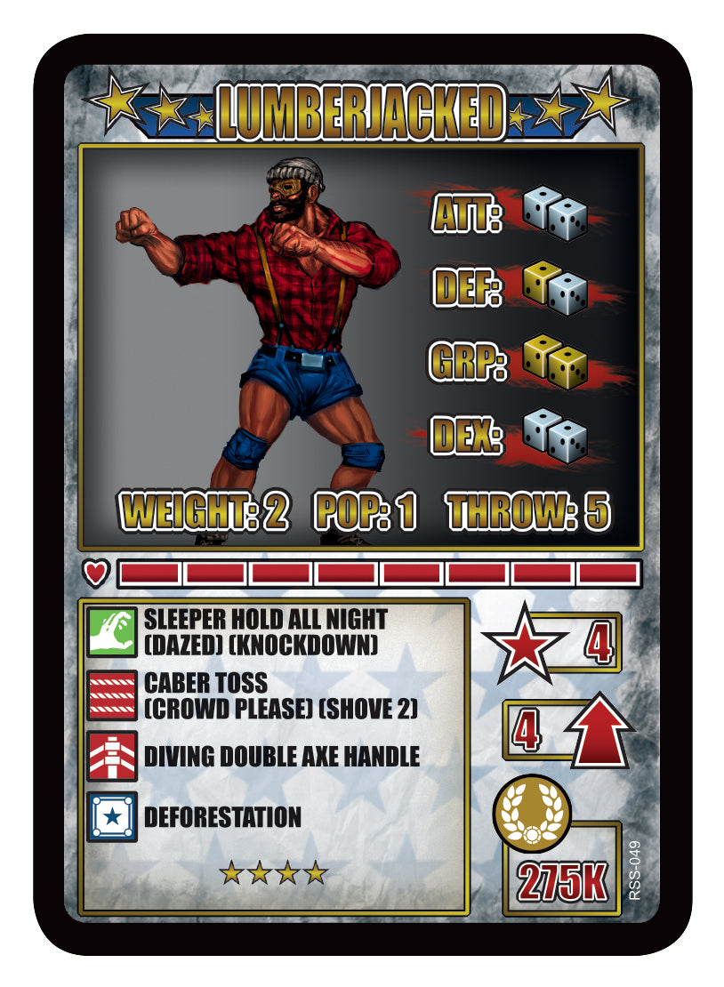 RUMBLESLAM Superstar Card