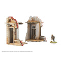 City in Ruins - Pair of Destroyed Building Ends
