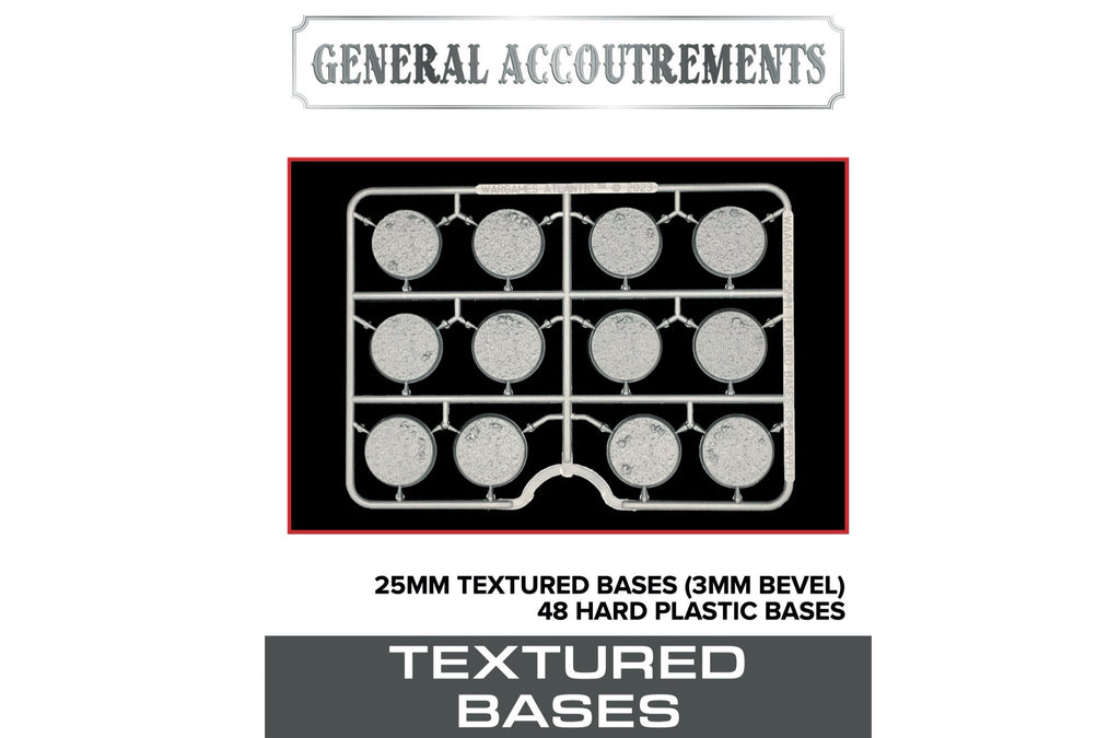 25mm Textured Bases (3mm Bevel) — official supplier image 1