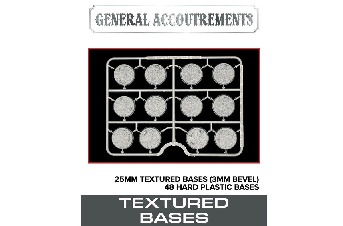 25mm Textured Bases (3mm Bevel) — official supplier image 1