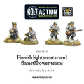 Finnish light mortar and flamethrower teams