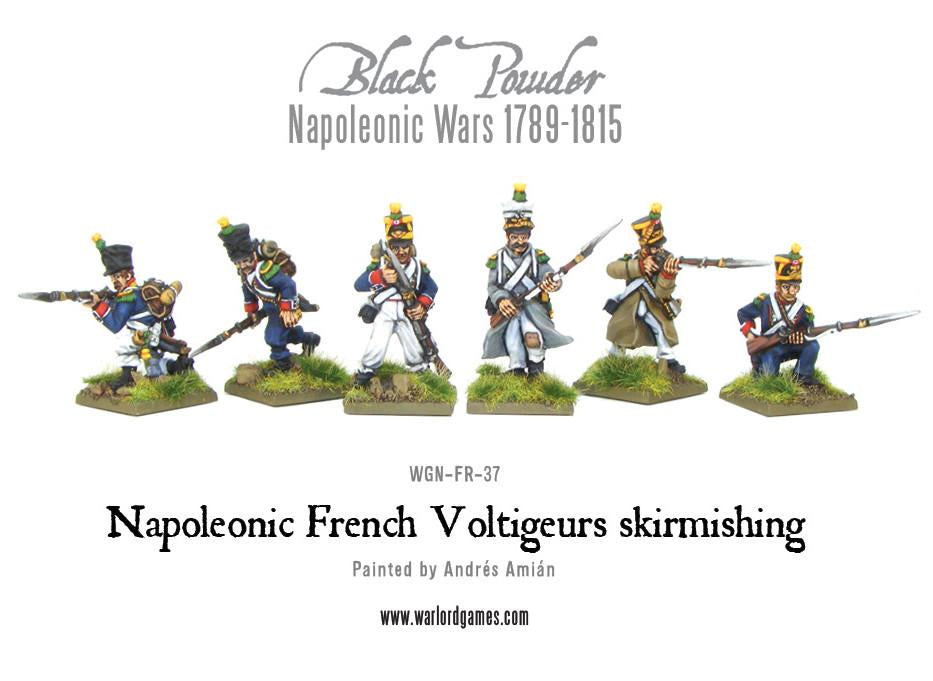 Napoleonic French Voltigeurs skirmishing