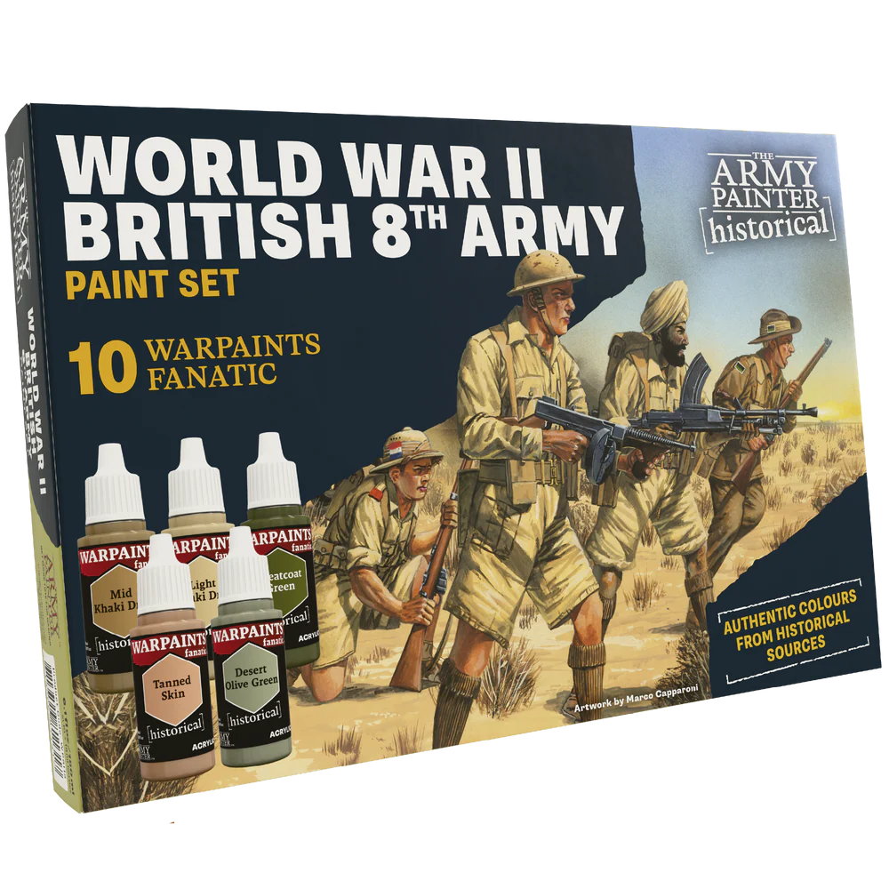 Historical: WWII British 8th Army Paint Set