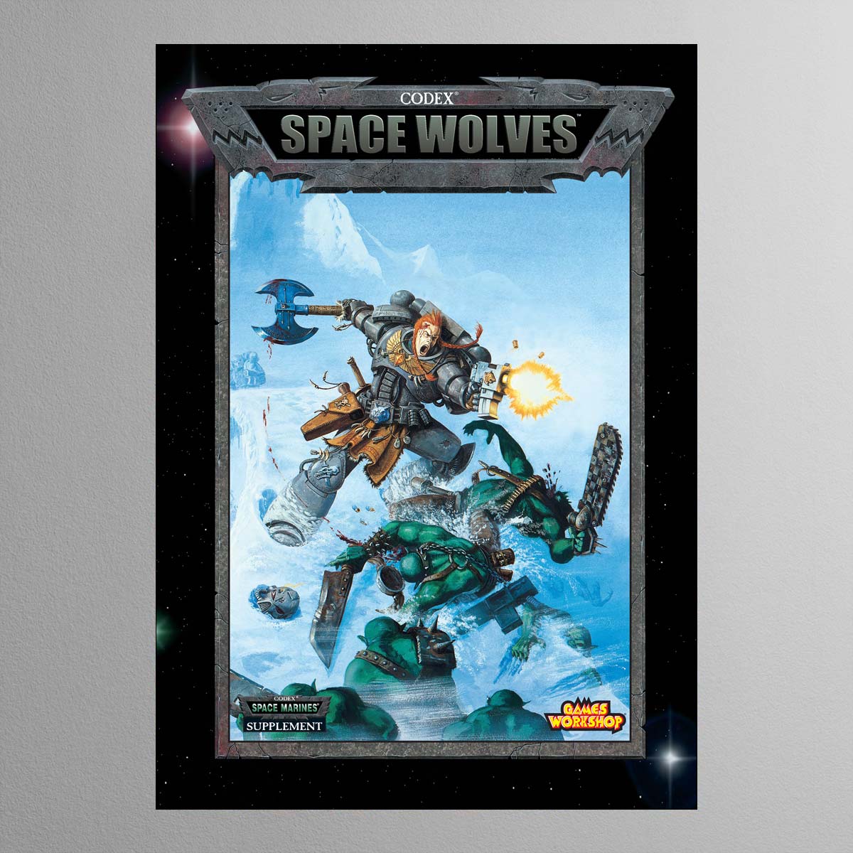 Warhammer Art – Codex: Space Wolves (2000) Art Print