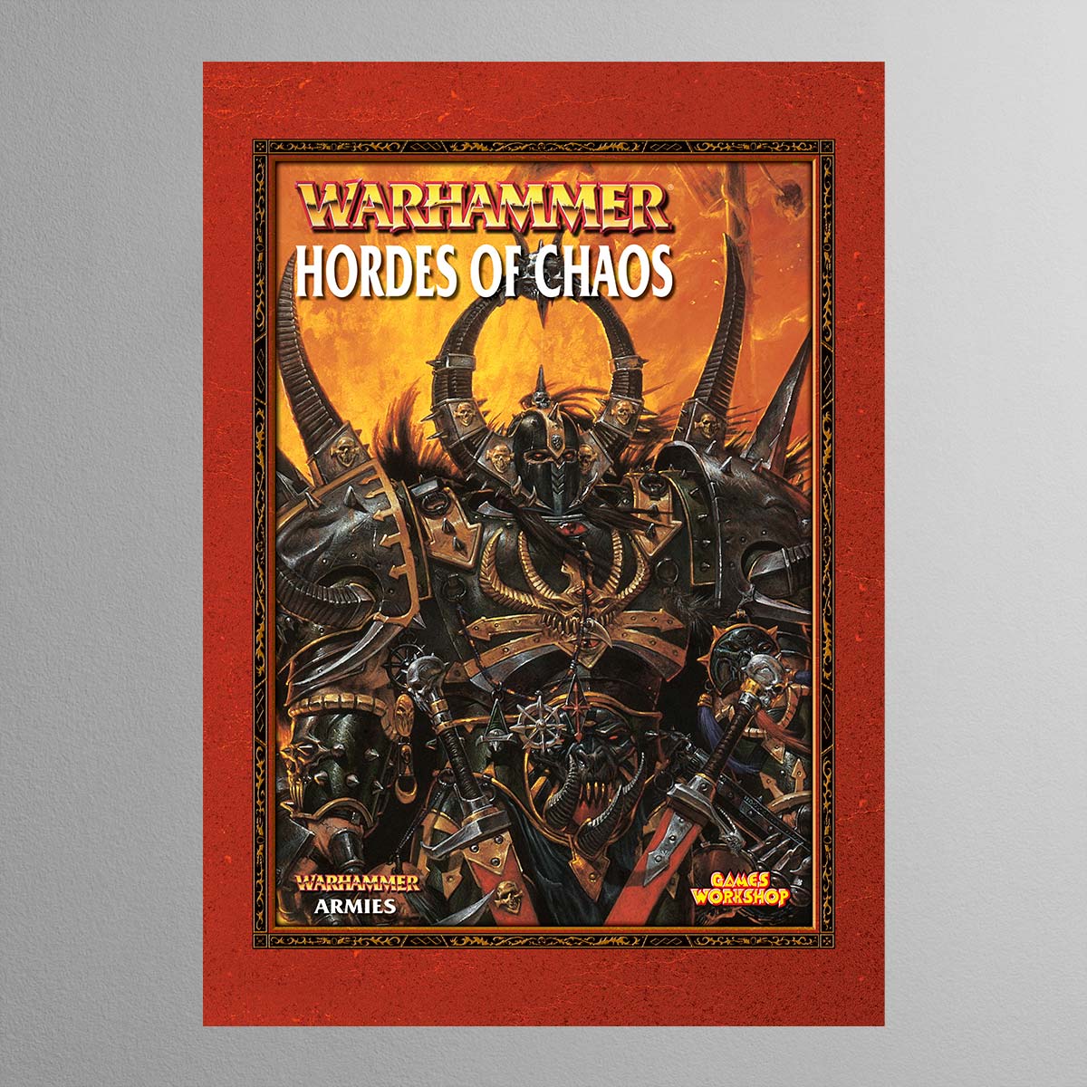Warhammer Art – Warhammer Armies: Hordes of Chaos (2002) Art Print