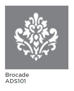Brocade 6"X6" Americana® Decor™ Stencil