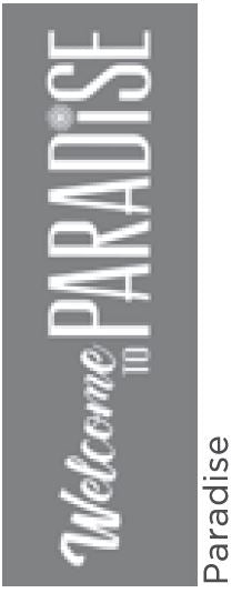 Paradise 6"X18" Americana® Decor™ Stencil