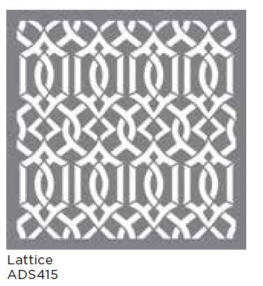 Lattice 18"X18" Americana® Decor™ Stencil