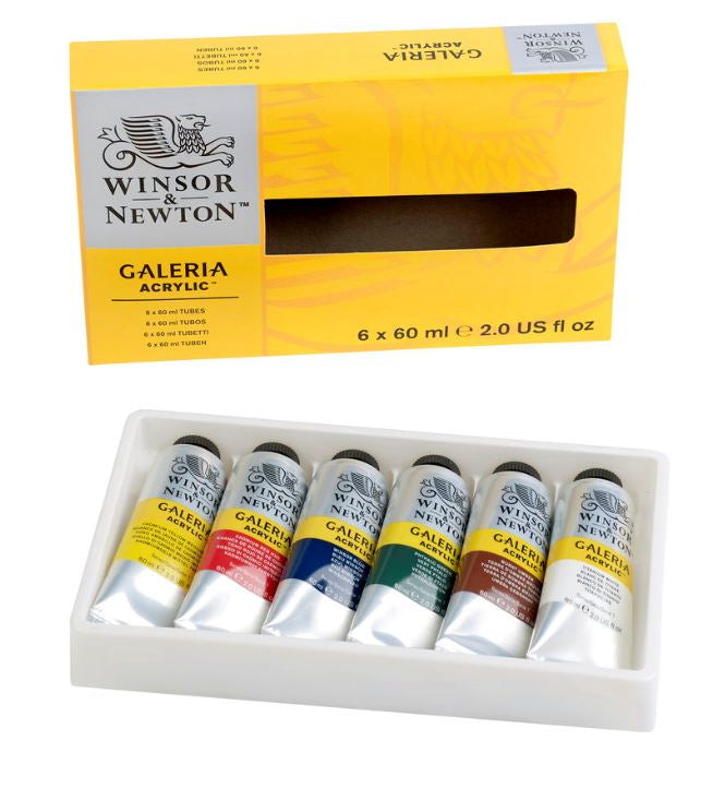 Winsor & Newton Galeria 6 Tube Set (6 X 60 ml) 2190516