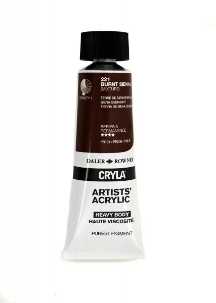 DALER-ROWNEY Cryla 75 ml Burnt Sienna