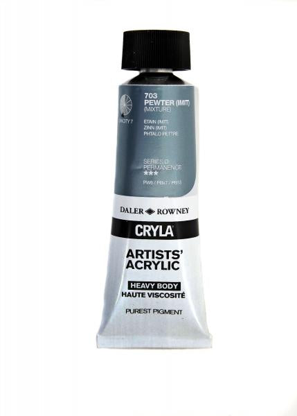 DALER-ROWNEY Cryla 75 ml Pewter (Imit)