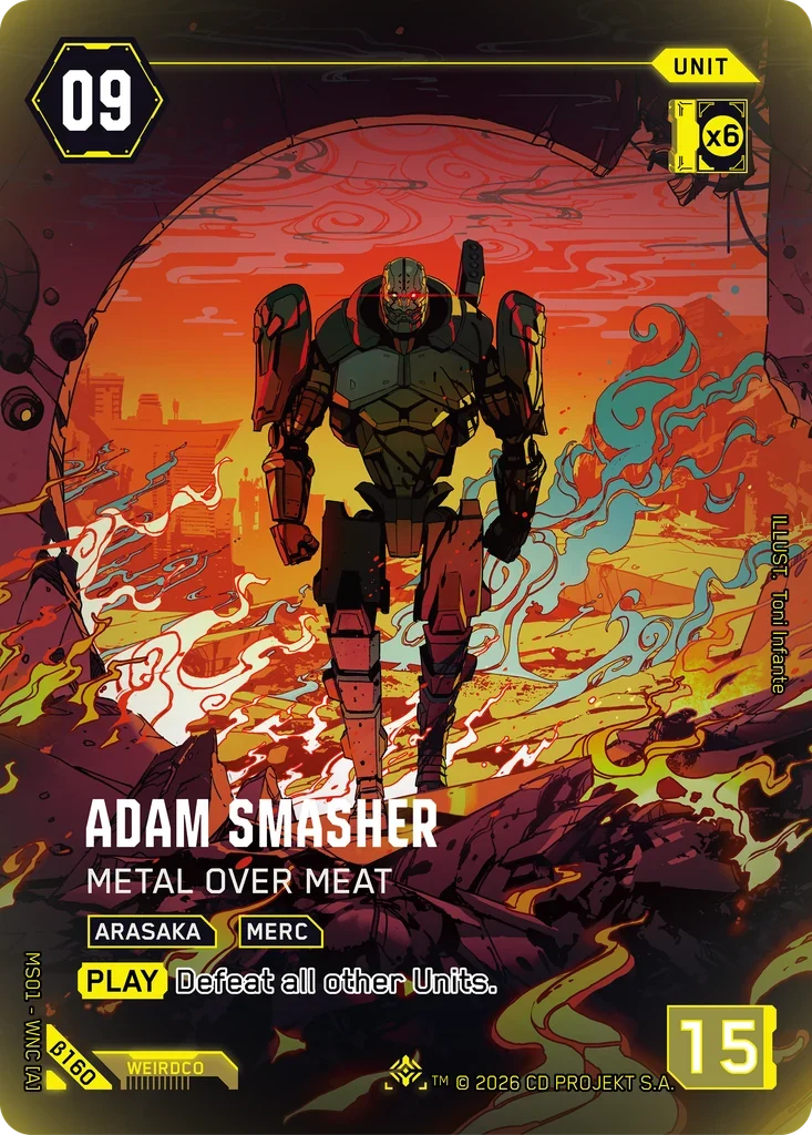 Adam Smasher: Metal Over Meat — Welcome to Night City — Beta / β160 / Iconic Other