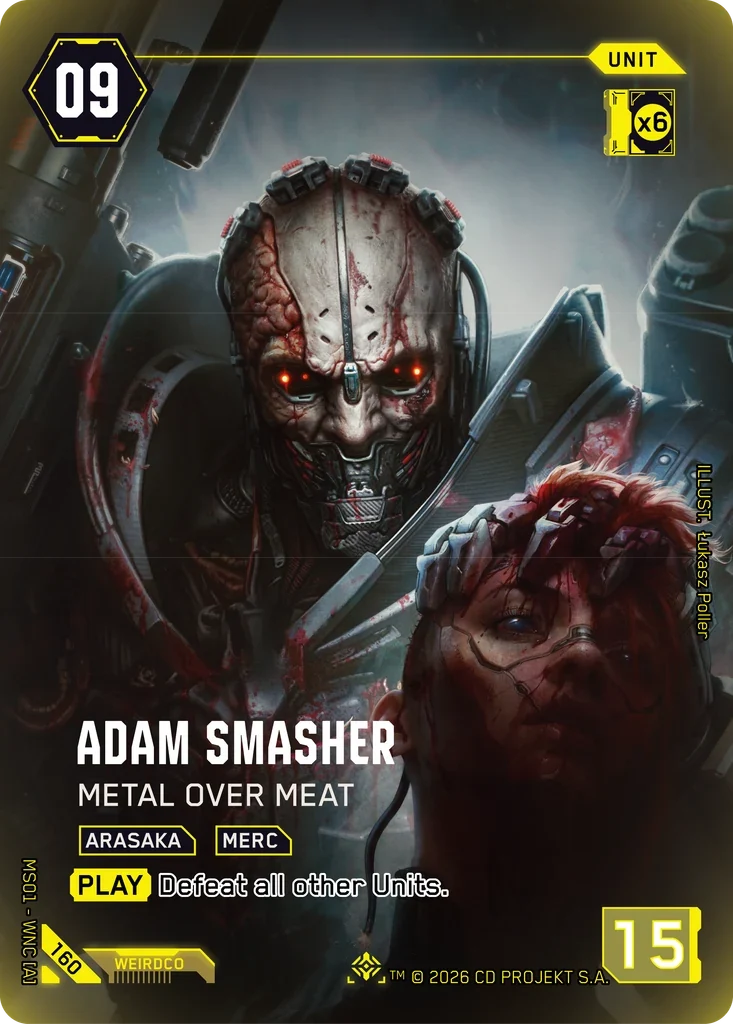 Adam Smasher: Metal Over Meat — Welcome to Night City — Retail / 160 / Iconic Other