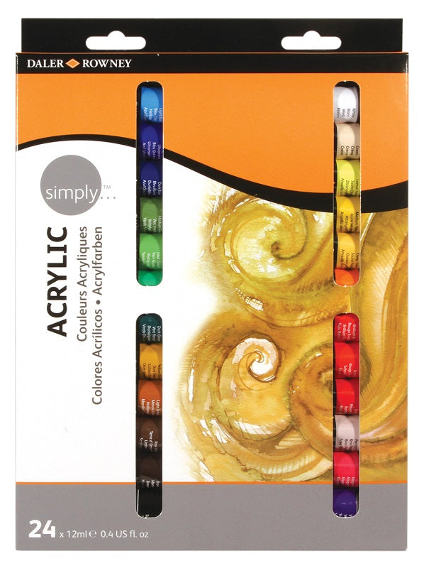 DALER-ROWNEY Simply Acrylic 24X12 ml Set