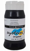 DALER-ROWNEY System3 Acrylic 500 ml Process Black