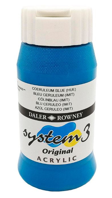 DALER-ROWNEY System3 Acrylic 500 ml Coeruleum Hue