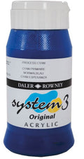 DALER-ROWNEY System3 Acrylic 500 ml Process Cyan