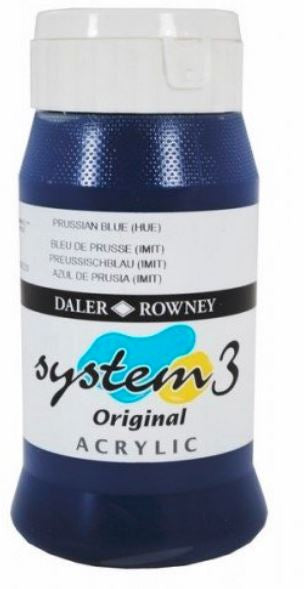 DALER-ROWNEY System3 Acrylic 500 ml Prussn Blue Hue
