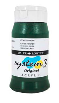 DALER-ROWNEY System3 Acrylic 500 ml Hookers Green
