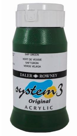 DALER-ROWNEY System3 Acrylic 500 ml Sap Green
