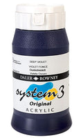 DALER-ROWNEY System3 Acrylic 500 ml Deep Violet