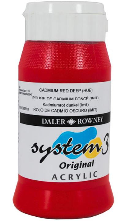 DALER-ROWNEY System3 Acrylic 500 ml Cadm Red Dp Hue