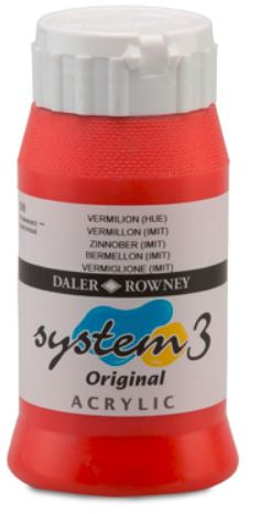 DALER-ROWNEY System3 Acrylic 500 ml Vermilion Hue