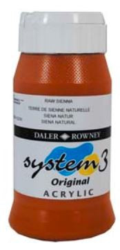 DALER-ROWNEY System3 Acrylic 500 ml Raw Sienna