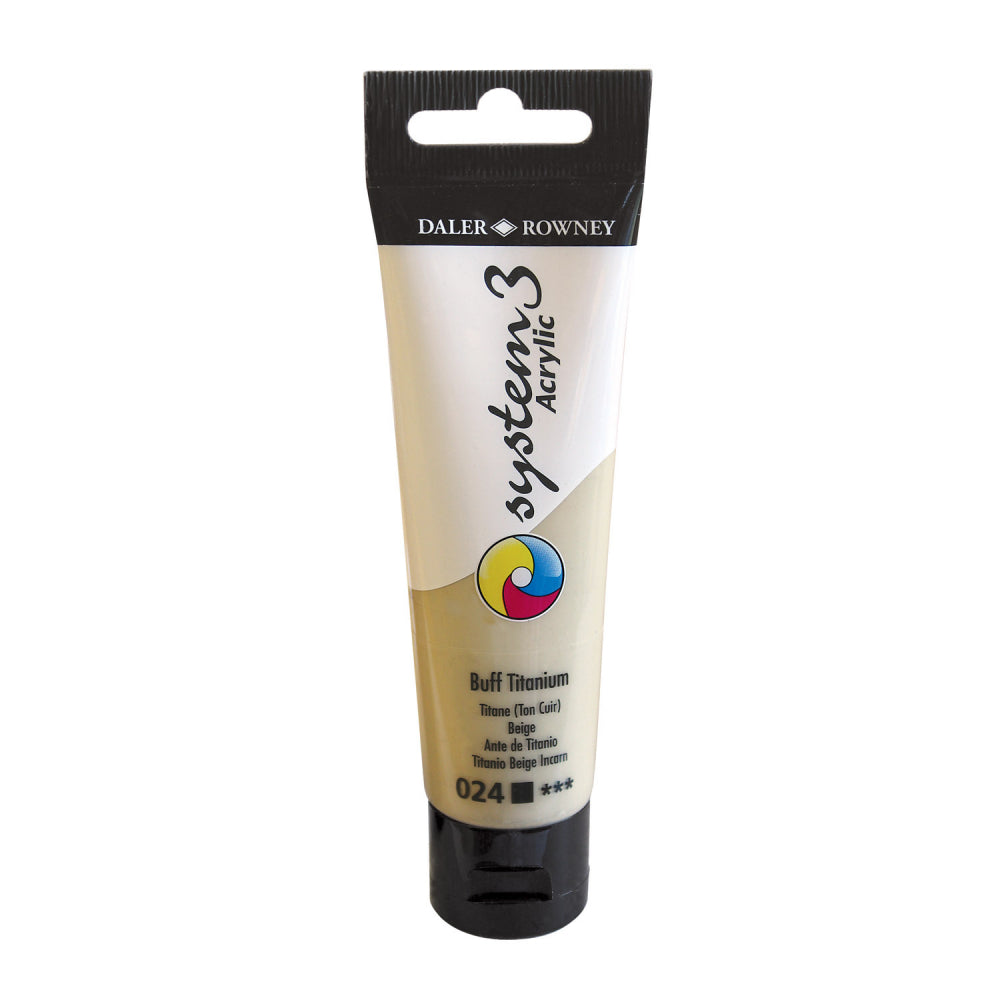 DALER-ROWNEY System3 Acrylic 59 ml Buff Titanium