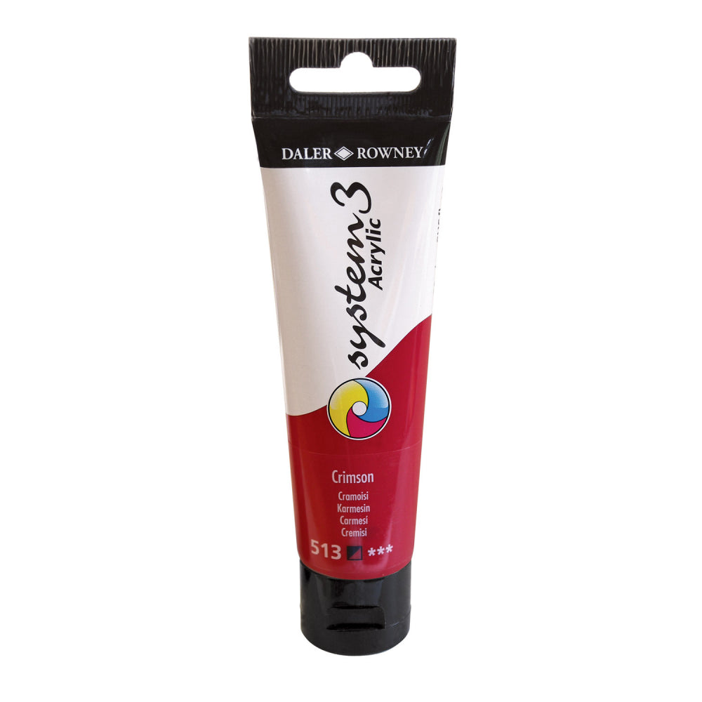 DALER-ROWNEY System3 Acrylic 59 ml Crimson