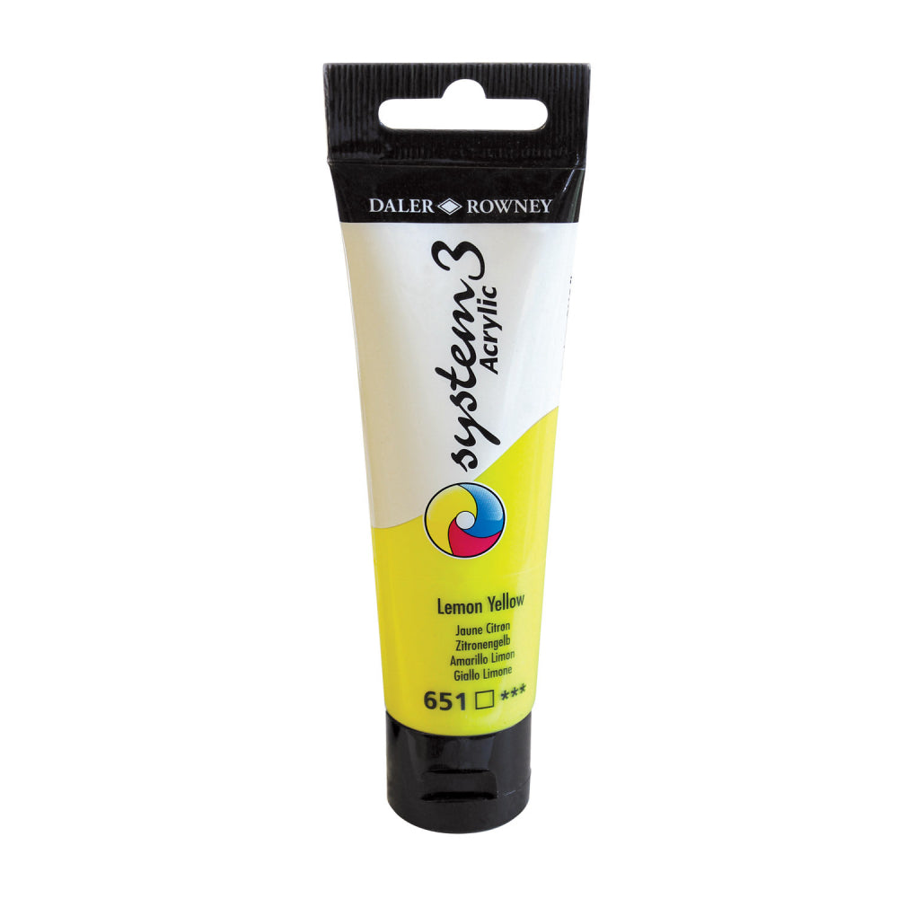 DALER-ROWNEY System3 Acrylic 59 ml Lemon Yellow
