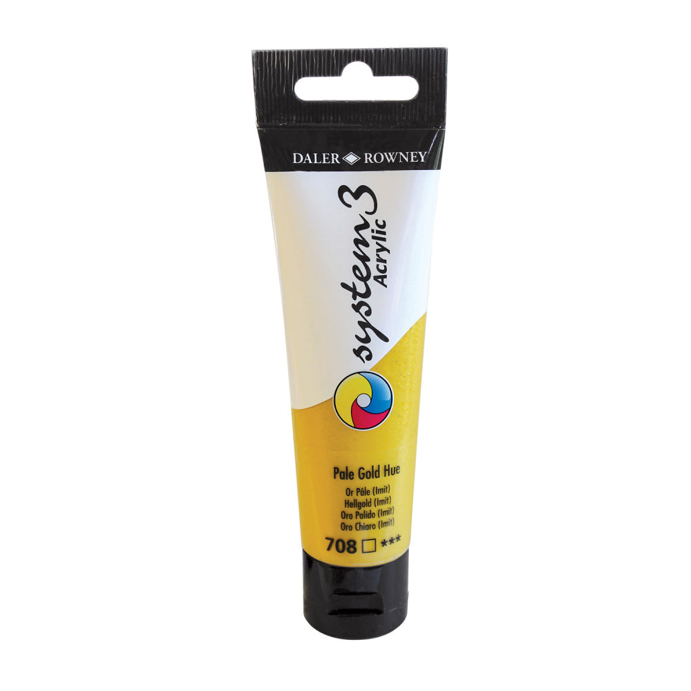 DALER-ROWNEY System3 Acrylic 59 ml Pale Gold (Hue)