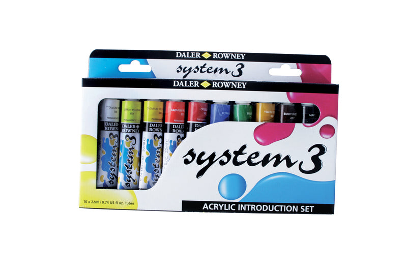 DALER-ROWNEY System3 Acrylic Introduction Set 10X22 ml