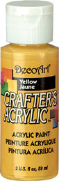 Deco Art Yellow 04 59 ml Crafters Acrylic Dca04