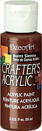 Deco Art Burnt Sienna 59 ml Crafters Acrylic Dca11