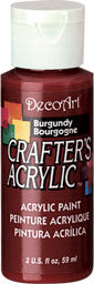 Deco Art Burgundy 59 ml Crafters Acrylic Dca23