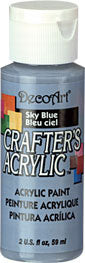 Deco Art Sky Blue 59 ml Crafters Acrylic Dca33