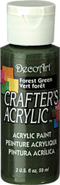 Deco Art Forest Green 59 ml Crafters Acrylic Dca39